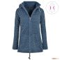 Preview: Wolljacke mit Punkten in blau